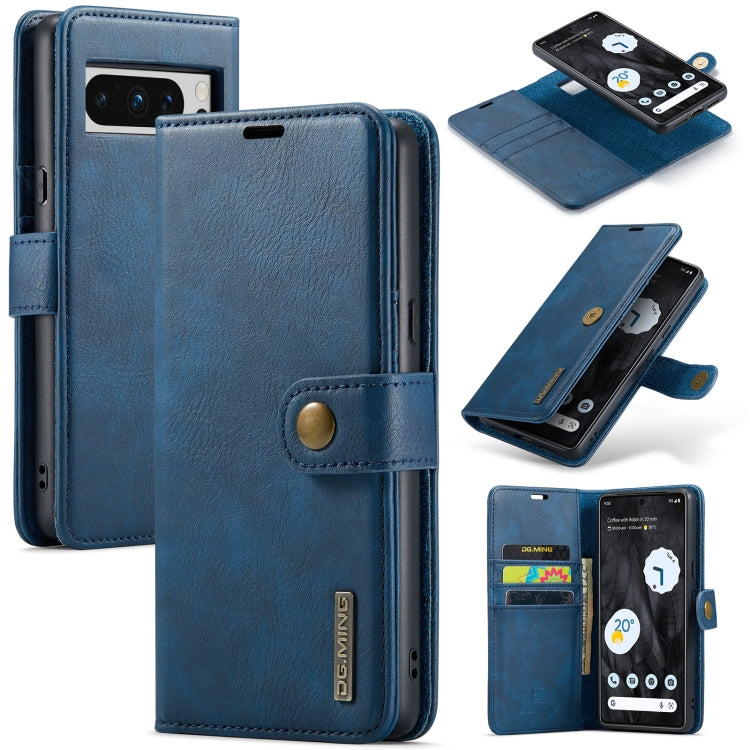 DG.MING Crazy Horse Texture Detachable Magnetic Leather Phone Case, For Google Pixel 11 Pro XL, For Google Pixel 11, For Google Pixel 11 Pro, For Google Pixel 10a, For Google Pixel 10 Pro XL, For Google Pixel 10 / 10 Pro, For Google Pixel 9a           ...