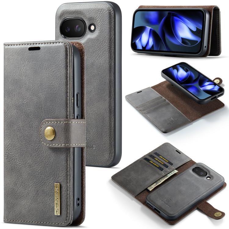 DG.MING Crazy Horse Texture Detachable Magnetic Leather Phone Case, For Google Pixel 11 Pro XL, For Google Pixel 11, For Google Pixel 11 Pro, For Google Pixel 10a, For Google Pixel 10 Pro XL, For Google Pixel 10 / 10 Pro, For Google Pixel 9a           ...