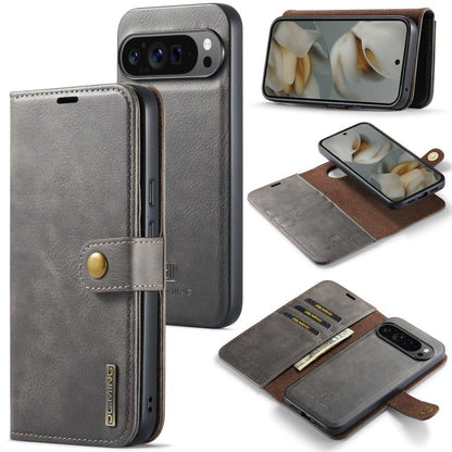 DG.MING Crazy Horse Texture Detachable Magnetic Leather Phone Case, For Google Pixel 11 Pro XL, For Google Pixel 11, For Google Pixel 11 Pro, For Google Pixel 10a, For Google Pixel 10 Pro XL, For Google Pixel 10 / 10 Pro, For Google Pixel 9a           ...