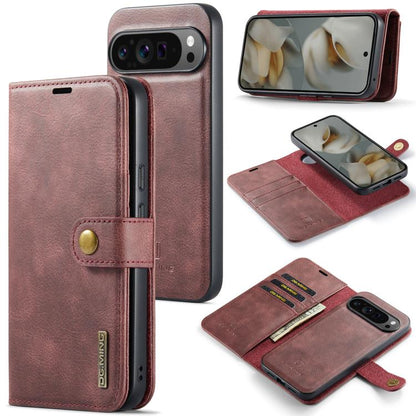 DG.MING Crazy Horse Texture Detachable Magnetic Leather Phone Case, For Google Pixel 11 Pro XL, For Google Pixel 11, For Google Pixel 11 Pro, For Google Pixel 10a, For Google Pixel 10 Pro XL, For Google Pixel 10 / 10 Pro, For Google Pixel 9a           ...