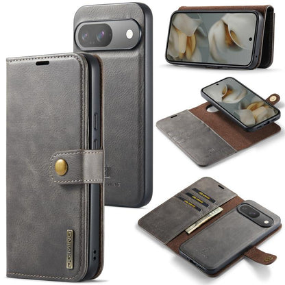 DG.MING Crazy Horse Texture Detachable Magnetic Leather Phone Case, For Google Pixel 11 Pro XL, For Google Pixel 11, For Google Pixel 11 Pro, For Google Pixel 10a, For Google Pixel 10 Pro XL, For Google Pixel 10 / 10 Pro, For Google Pixel 9a           ...