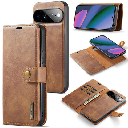 DG.MING Crazy Horse Texture Detachable Magnetic Leather Phone Case, For Google Pixel 11 Pro XL, For Google Pixel 11, For Google Pixel 11 Pro, For Google Pixel 10a, For Google Pixel 10 Pro XL, For Google Pixel 10 / 10 Pro, For Google Pixel 9a           ...