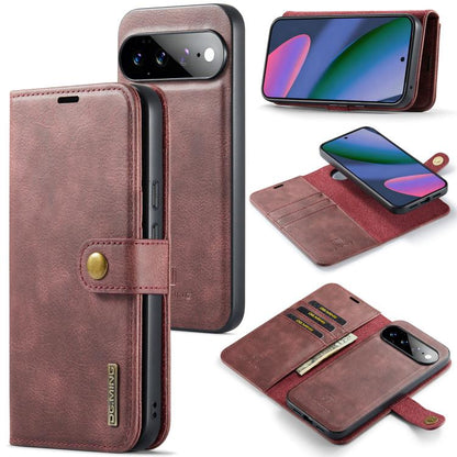 DG.MING Crazy Horse Texture Detachable Magnetic Leather Phone Case, For Google Pixel 11 Pro XL, For Google Pixel 11, For Google Pixel 11 Pro, For Google Pixel 10a, For Google Pixel 10 Pro XL, For Google Pixel 10 / 10 Pro, For Google Pixel 9a           ...