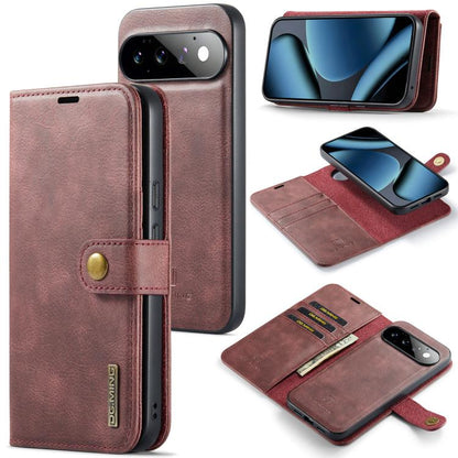 DG.MING Crazy Horse Texture Detachable Magnetic Leather Phone Case, For Google Pixel 11 Pro XL, For Google Pixel 11, For Google Pixel 11 Pro, For Google Pixel 10a, For Google Pixel 10 Pro XL, For Google Pixel 10 / 10 Pro, For Google Pixel 9a           ...