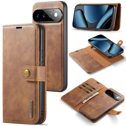 DG.MING Crazy Horse Texture Detachable Magnetic Leather Phone Case, For Google Pixel 11 Pro XL, For Google Pixel 11, For Google Pixel 11 Pro, For Google Pixel 10a, For Google Pixel 10 Pro XL, For Google Pixel 10 / 10 Pro, For Google Pixel 9a           ...