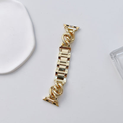 Big Denim Chain Metal Watch Band