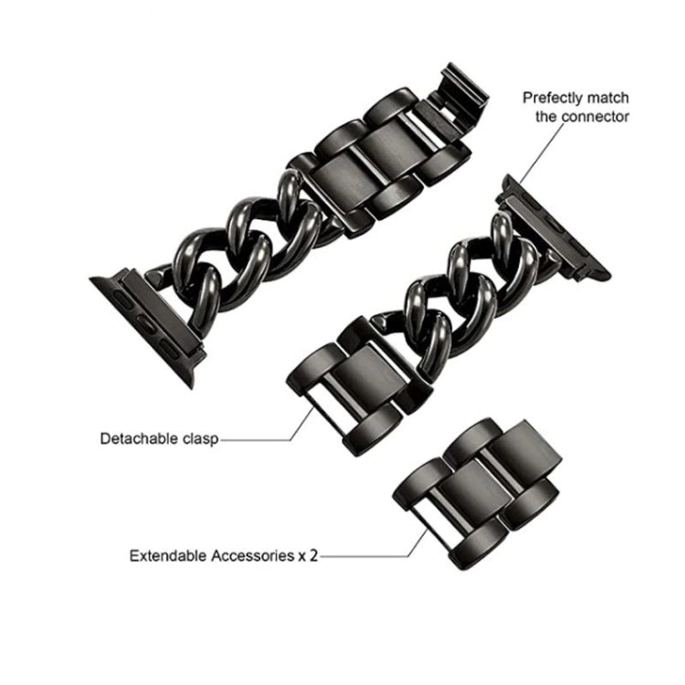 Big Denim Chain Metal Watch Band, For Apple Watch 2 42mm, For Apple Watch 2 38mm, For Apple Watch 42mm, For Apple Watch 38mm