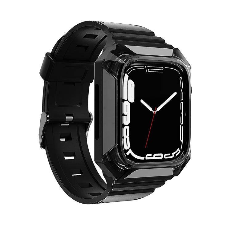 Armor Case Integrated TPU Watch Band, For Apple Watch Ultra 4 / 3 / 2 49mm, For Apple Watch SE 2025 / 2023 44mm, For Apple Watch SE 2025 / 2023 40mm, For Apple Watch Series 11 / 10 42mm, For Apple Watch Ultra 3 / 2 49mm, For Apple Watch 9 45mm         ...