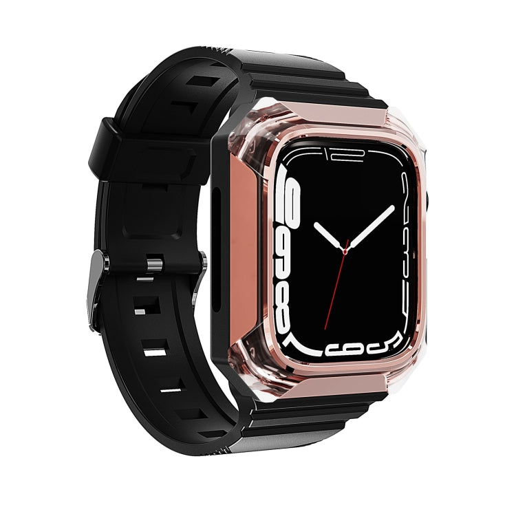 Armor Case Integrated TPU Watch Band, For Apple Watch Ultra 4 / 3 / 2 49mm, For Apple Watch SE 2025 / 2023 44mm, For Apple Watch SE 2025 / 2023 40mm, For Apple Watch Series 11 / 10 42mm, For Apple Watch Ultra 3 / 2 49mm, For Apple Watch 9 45mm         ...