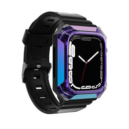 Armor Case Integrated TPU Watch Band, For Apple Watch Ultra 4 / 3 / 2 49mm, For Apple Watch SE 2025 / 2023 44mm, For Apple Watch SE 2025 / 2023 40mm, For Apple Watch Series 11 / 10 42mm, For Apple Watch Ultra 3 / 2 49mm, For Apple Watch 9 45mm         ...