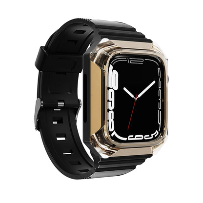 Armor Case Integrated TPU Watch Band, For Apple Watch Ultra 4 / 3 / 2 49mm, For Apple Watch SE 2025 / 2023 44mm, For Apple Watch SE 2025 / 2023 40mm, For Apple Watch Series 11 / 10 42mm, For Apple Watch Ultra 3 / 2 49mm, For Apple Watch 9 45mm         ...