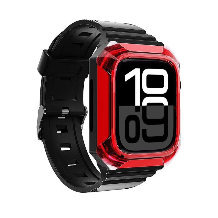 Armor Case Integrated TPU Watch Band, For Apple Watch Ultra 4 / 3 / 2 49mm, For Apple Watch SE 2025 / 2023 44mm, For Apple Watch SE 2025 / 2023 40mm, For Apple Watch Series 11 / 10 42mm, For Apple Watch Ultra 3 / 2 49mm, For Apple Watch 9 45mm         ...