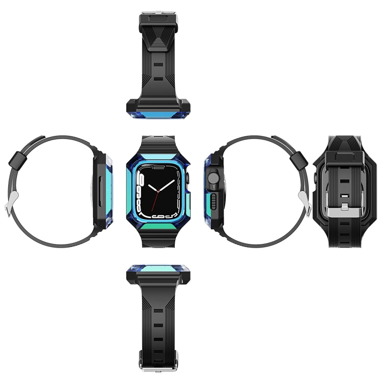 Armor Case Integrated TPU Watch Band, For Apple Watch Ultra 4 / 3 / 2 49mm, For Apple Watch SE 2025 / 2023 44mm, For Apple Watch SE 2025 / 2023 40mm, For Apple Watch Series 11 / 10 42mm, For Apple Watch Ultra 3 / 2 49mm, For Apple Watch 9 45mm         ...