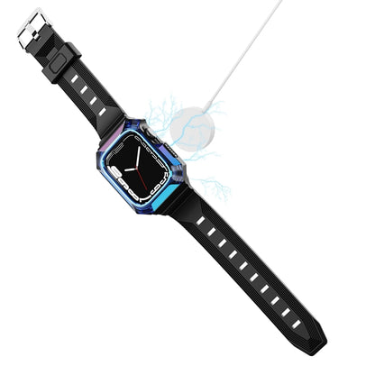 Armor Case Integrated TPU Watch Band, For Apple Watch Ultra 4 / 3 / 2 49mm, For Apple Watch SE 2025 / 2023 44mm, For Apple Watch SE 2025 / 2023 40mm, For Apple Watch Series 11 / 10 42mm, For Apple Watch Ultra 3 / 2 49mm, For Apple Watch 9 45mm         ...