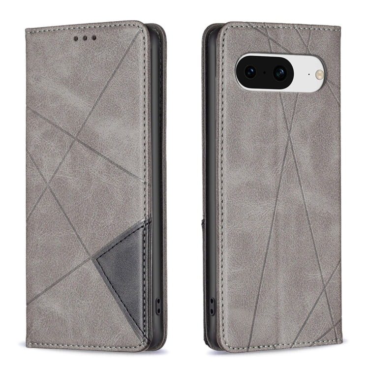 Rhombus Texture Magnetic Leather Phone Case, For Google Pixel 11 / 11 Pro, For Google Pixel 10a, For Google Pixel 8a, For Google Pixel 8 Pro, For Google Pixel 8