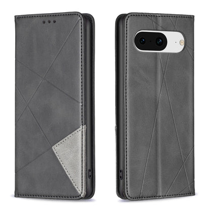 Rhombus Texture Magnetic Leather Phone Case, For Google Pixel 11 / 11 Pro, For Google Pixel 10a, For Google Pixel 8a, For Google Pixel 8 Pro, For Google Pixel 8