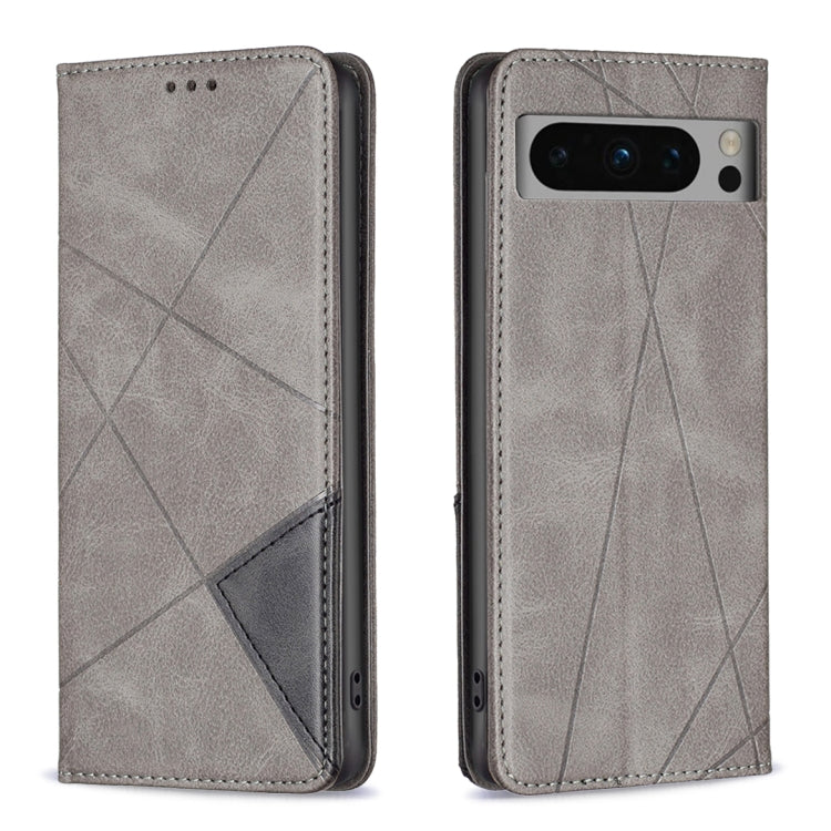 Rhombus Texture Magnetic Leather Phone Case, For Google Pixel 11 / 11 Pro, For Google Pixel 10a, For Google Pixel 8a, For Google Pixel 8 Pro, For Google Pixel 8