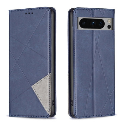 Rhombus Texture Magnetic Leather Phone Case, For Google Pixel 11 / 11 Pro, For Google Pixel 10a, For Google Pixel 8a, For Google Pixel 8 Pro, For Google Pixel 8