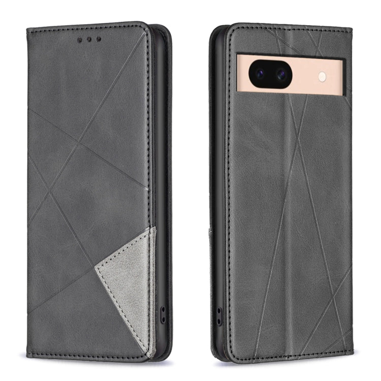 Rhombus Texture Magnetic Leather Phone Case, For Google Pixel 11 / 11 Pro, For Google Pixel 10a, For Google Pixel 8a, For Google Pixel 8 Pro, For Google Pixel 8