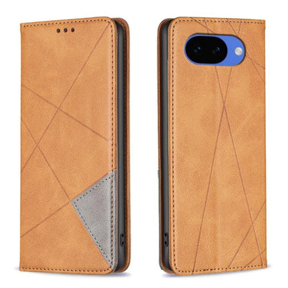 Rhombus Texture Magnetic Leather Phone Case, For Google Pixel 11 / 11 Pro, For Google Pixel 10a, For Google Pixel 8a, For Google Pixel 8 Pro, For Google Pixel 8