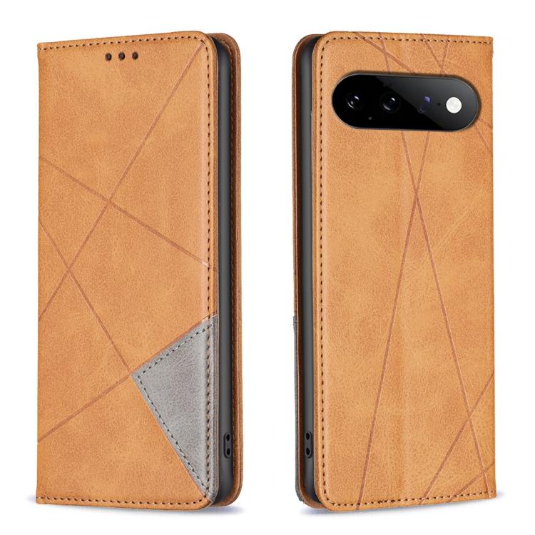 Rhombus Texture Magnetic Leather Phone Case, For Google Pixel 11 / 11 Pro, For Google Pixel 10a, For Google Pixel 8a, For Google Pixel 8 Pro, For Google Pixel 8