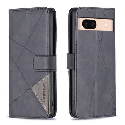 Magnetic Buckle Rhombus Texture Leather Phone Case, For Google Pixel 11 / 11 Pro, For Google Pixel 10a, For Google Pixel 9A, For Google Pixel 9 Pro, For Google Pixel 9, For Google Pixel 8a, For Google Pixel 8 Pro, For Google Pixel 8