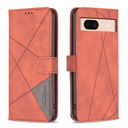 Magnetic Buckle Rhombus Texture Leather Phone Case, For Google Pixel 11 / 11 Pro, For Google Pixel 10a, For Google Pixel 9A, For Google Pixel 9 Pro, For Google Pixel 9, For Google Pixel 8a, For Google Pixel 8 Pro, For Google Pixel 8