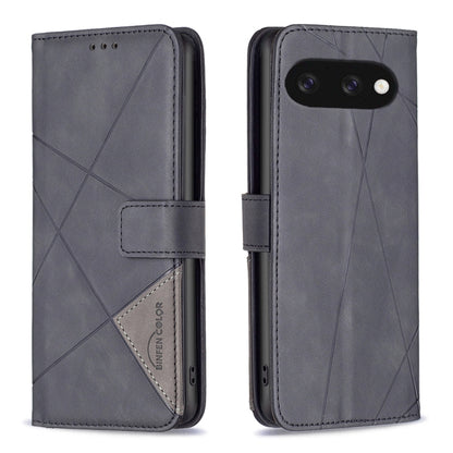 Magnetic Buckle Rhombus Texture Leather Phone Case, For Google Pixel 11 / 11 Pro, For Google Pixel 10a, For Google Pixel 9A, For Google Pixel 9 Pro, For Google Pixel 9, For Google Pixel 8a, For Google Pixel 8 Pro, For Google Pixel 8