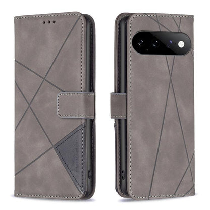 Magnetic Buckle Rhombus Texture Leather Phone Case, For Google Pixel 11 / 11 Pro, For Google Pixel 10a, For Google Pixel 9A, For Google Pixel 9 Pro, For Google Pixel 9, For Google Pixel 8a, For Google Pixel 8 Pro, For Google Pixel 8