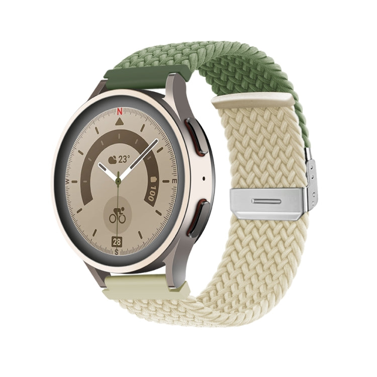 Buckle Braided Nylon Watch Band, 20mm, 22mm
