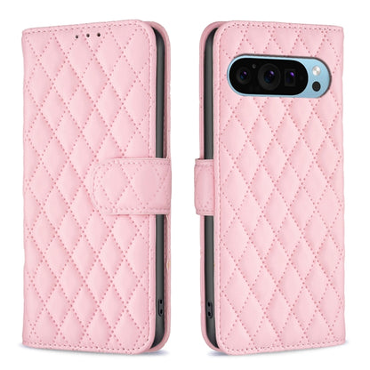 Diamond Lattice Wallet Leather Flip Phone Case, For Google Pixel 11 / 11 Pro, For Google Pixel 9 Pro, For Google Pixel 9, For Google Pixel 8a, For Google Pixel 8 Pro, For Google Pixel 8