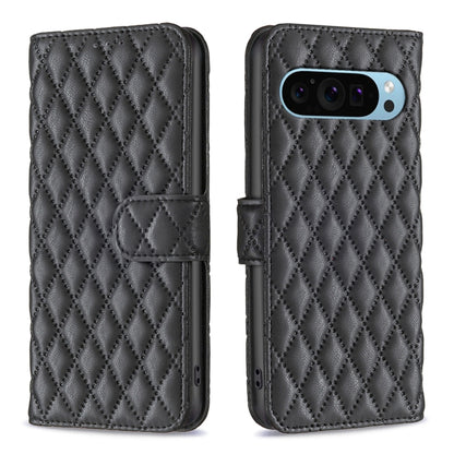 Diamond Lattice Wallet Leather Flip Phone Case, For Google Pixel 11 / 11 Pro, For Google Pixel 9 Pro, For Google Pixel 9, For Google Pixel 8a, For Google Pixel 8 Pro, For Google Pixel 8