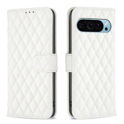 Diamond Lattice Wallet Leather Flip Phone Case, For Google Pixel 11 / 11 Pro, For Google Pixel 9 Pro, For Google Pixel 9, For Google Pixel 8a, For Google Pixel 8 Pro, For Google Pixel 8