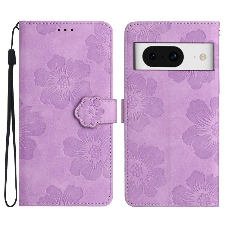 Flower Embossing Pattern Leather Phone Case, For Google Pixel 8, For Google Pixel 8 Pro, For Google Pixel 7, For Google Pixel 7 Pro, For Google Pixel 7a, For Google Pixel 6, For Google Pixel 6 Pro, For Google Pixel 6a