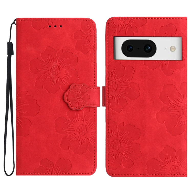 Flower Embossing Pattern Leather Phone Case, For Google Pixel 8, For Google Pixel 8 Pro, For Google Pixel 7, For Google Pixel 7 Pro, For Google Pixel 7a, For Google Pixel 6, For Google Pixel 6 Pro, For Google Pixel 6a