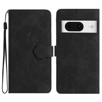 Flower Embossing Pattern Leather Phone Case, For Google Pixel 8, For Google Pixel 8 Pro, For Google Pixel 7, For Google Pixel 7 Pro, For Google Pixel 7a, For Google Pixel 6, For Google Pixel 6 Pro, For Google Pixel 6a