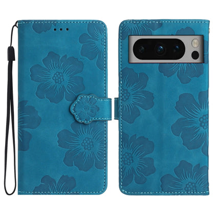 Flower Embossing Pattern Leather Phone Case, For Google Pixel 8, For Google Pixel 8 Pro, For Google Pixel 7, For Google Pixel 7 Pro, For Google Pixel 7a, For Google Pixel 6, For Google Pixel 6 Pro, For Google Pixel 6a