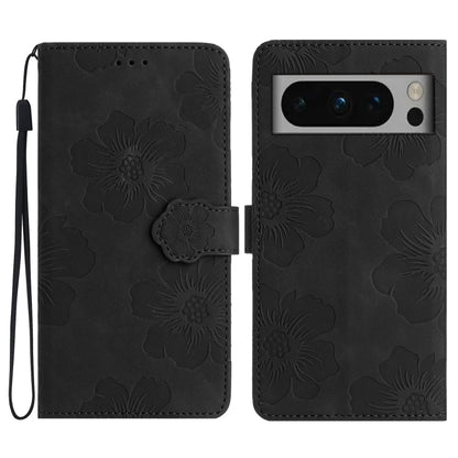 Flower Embossing Pattern Leather Phone Case, For Google Pixel 8, For Google Pixel 8 Pro, For Google Pixel 7, For Google Pixel 7 Pro, For Google Pixel 7a, For Google Pixel 6, For Google Pixel 6 Pro, For Google Pixel 6a