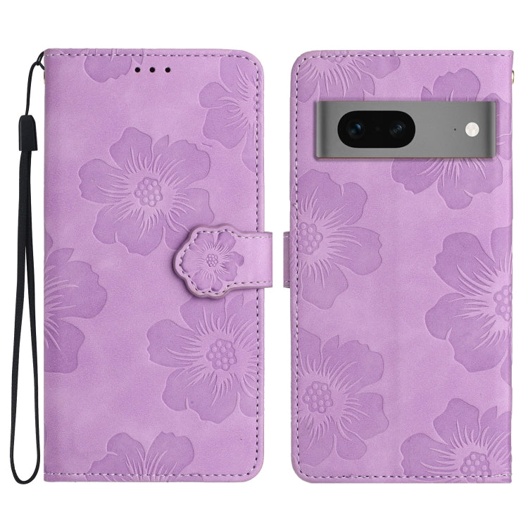 Flower Embossing Pattern Leather Phone Case, For Google Pixel 8, For Google Pixel 8 Pro, For Google Pixel 7, For Google Pixel 7 Pro, For Google Pixel 7a, For Google Pixel 6, For Google Pixel 6 Pro, For Google Pixel 6a