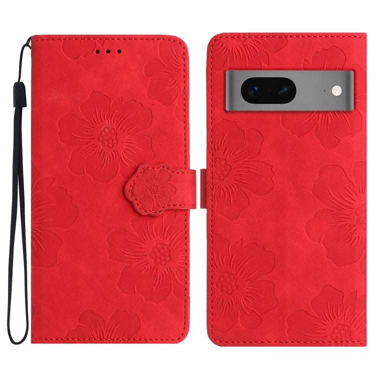 Flower Embossing Pattern Leather Phone Case, For Google Pixel 8, For Google Pixel 8 Pro, For Google Pixel 7, For Google Pixel 7 Pro, For Google Pixel 7a, For Google Pixel 6, For Google Pixel 6 Pro, For Google Pixel 6a