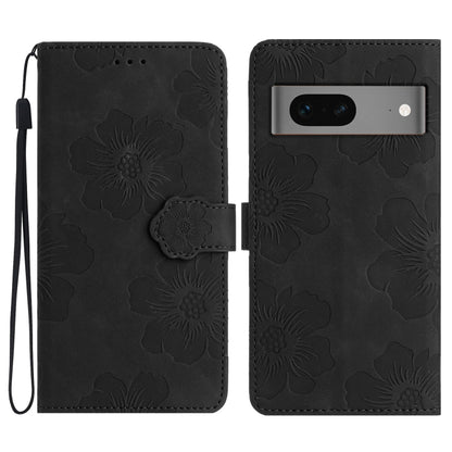 Flower Embossing Pattern Leather Phone Case, For Google Pixel 8, For Google Pixel 8 Pro, For Google Pixel 7, For Google Pixel 7 Pro, For Google Pixel 7a, For Google Pixel 6, For Google Pixel 6 Pro, For Google Pixel 6a