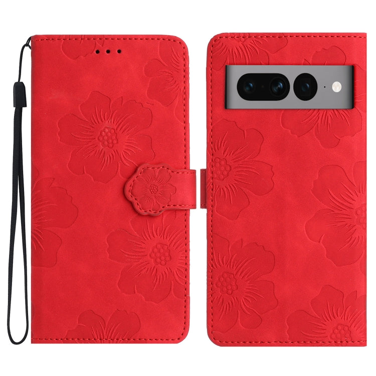 Flower Embossing Pattern Leather Phone Case, For Google Pixel 8, For Google Pixel 8 Pro, For Google Pixel 7, For Google Pixel 7 Pro, For Google Pixel 7a, For Google Pixel 6, For Google Pixel 6 Pro, For Google Pixel 6a