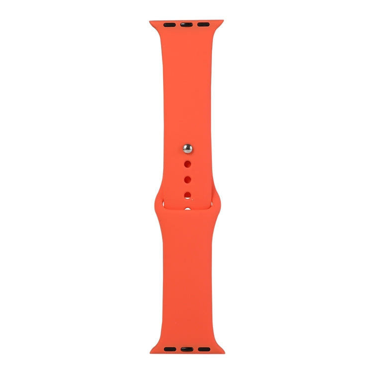 Silicone Watch Replacement Strap, Long Section (Men), For Apple Watch Series 8&7 41mm / SE 2&6&SE&5&4 40mm / 3&2&1 38mm, For Apple Watch Ultra 49mm / Series 8&7 45mm / SE 2&6&SE&5&4 44mm / 3&2&1 42mm