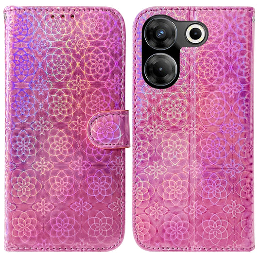 Colorful Magnetic Buckle Leather Phone Case, For Tecno Camon 20 Pro 5G, For Tecno Spark 10 5G, For Tecno Spark 10 / Spark 10C, For Tecno Spark 10 Pro
