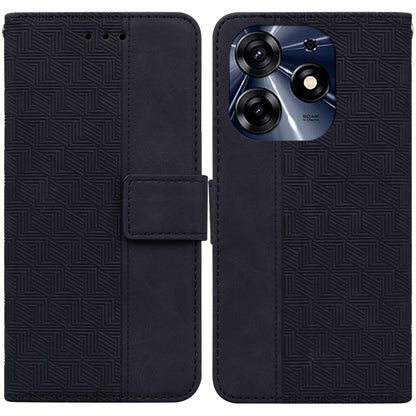 Geometric Embossed Leather Phone Case, For Tecno Camon 20 Pro 5G, For Tecno Pova 5, For Tecno Spark 10 5G, For Tecno Spark 10 Pro, For Tecno Spark 10 / Spark 10C