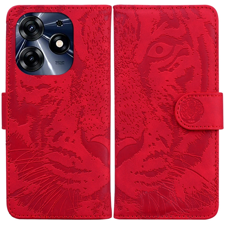 Tiger Embossing Pattern Flip Leather Phone Case, For Tecno Camon 20 Pro 5G, For Tecno Pova 5, For Tecno Spark 10 5G, For Tecno Spark 10 Pro, For Tecno Spark 10 / Spark 10C