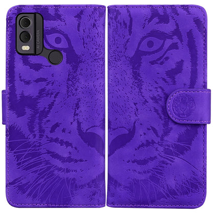 Tiger Embossing Pattern Flip Leather Phone Case, For Tecno Camon 20 Pro 5G, For Tecno Pova 5, For Tecno Spark 10 5G, For Tecno Spark 10 Pro, For Tecno Spark 10 / Spark 10C