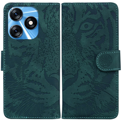 Tiger Embossing Pattern Flip Leather Phone Case, For Tecno Camon 20 Pro 5G, For Tecno Pova 5, For Tecno Spark 10 5G, For Tecno Spark 10 Pro, For Tecno Spark 10 / Spark 10C