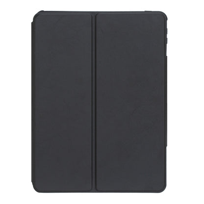 F10B-A 360 Rotation Acrylic Transparent Bluetooth Keyboard Leather Case With Touch Control, F10B-A