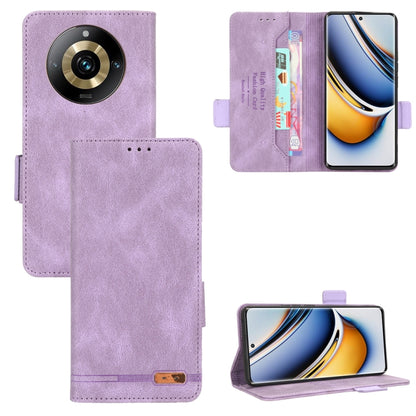 Magnetic Clasp Leather Phone Case, For Realme 11 5G, For Realme 11 5G / 11x, For Realme 11 Pro / 11 Pro+